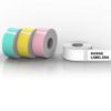 self-adhesive-label-cartridge-for-kodak-label-era-m50 Kodak Label ERA M50 Sticker Label 12 Rolls Set (White 9Rolls, Pink/Green/Yellow 1 Roll Each)