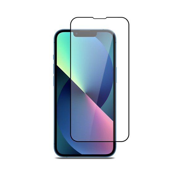 vitemp195bk Vivid Full Face Tempered Glass Apple iPhone 13 mini Black