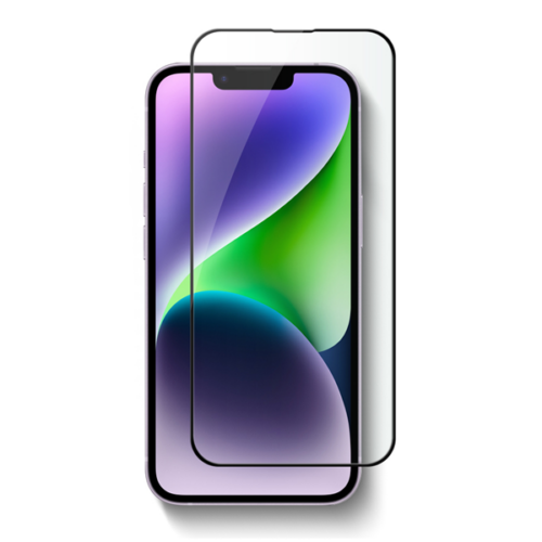 vitemp196bk Vivid Full Face Tempered Glass Apple iPhone 13/13 Pro/14 Black