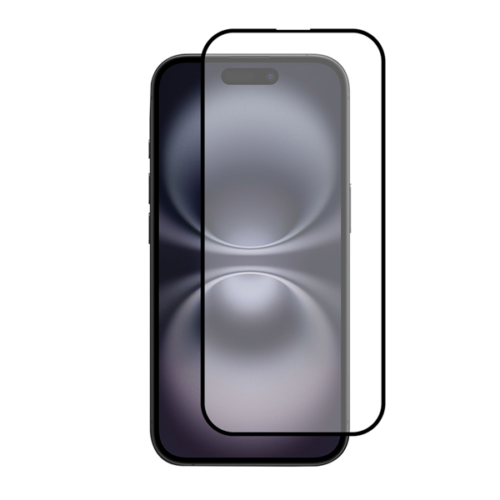 vitemp495bk Vivid Full Face Tempered Glass Apple iPhone 16 Plus Black