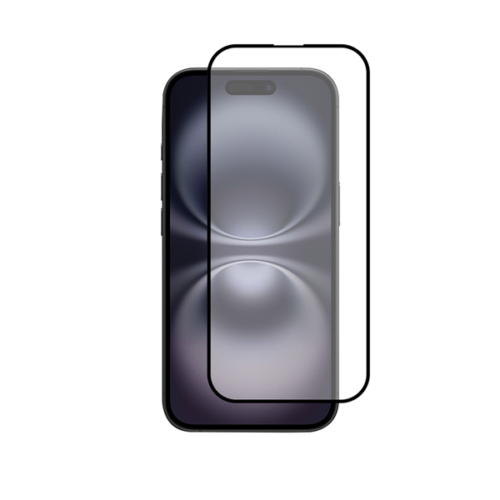 vitemp496bk Vivid Full Face Tempered Glass Apple iPhone 16 Black