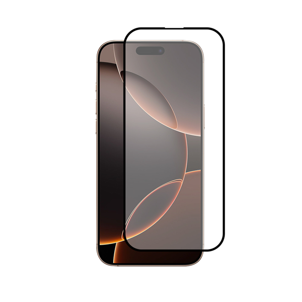 Vivid Full Face Tempered Glass Apple iPhone 16 Pro Black